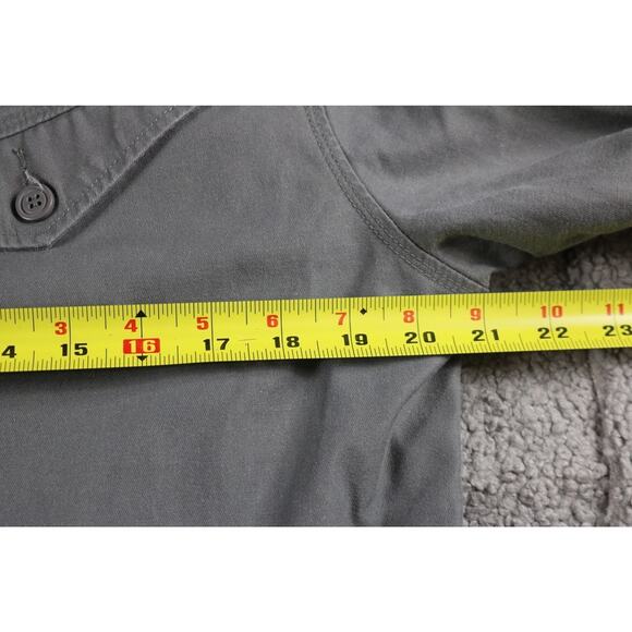 Volcom Jacket Mens Medium Gray Bashi Hooded Coat Full Zip - Picture 7 of 8